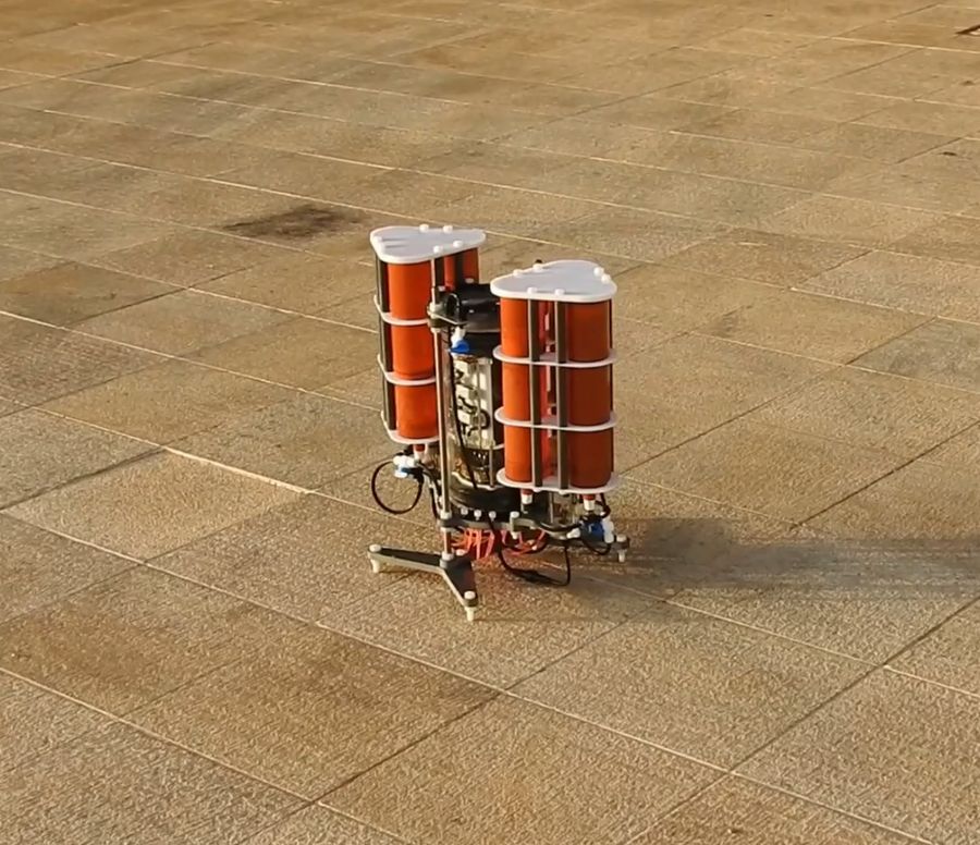 Coral probiotic dispenser deployment video